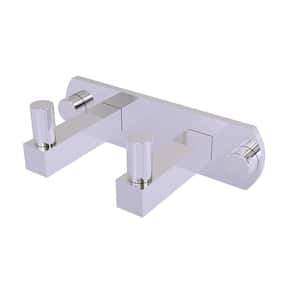 Montero Collection 2 Position Robe Hook in Polished Chrome
