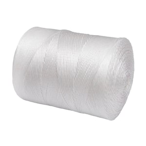 3/32 in. x 6500 ft. Polypropylene Twisted Utility Tying Twine, White