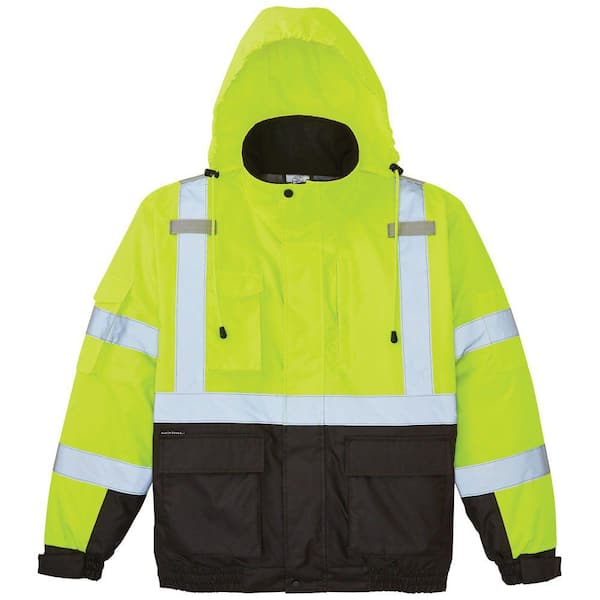 Klein Tools L High-Visibility Winter Bomber Jacket