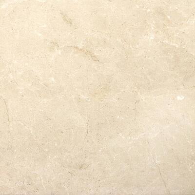 EMSER TILE Marble Crema Marfil Plus Polished 12.01 in. x 12.01 in ...