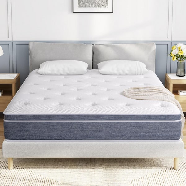 PICCHESS 12 in. Full Medium Memory Foam Support Mattress, Bed-in-a-Box