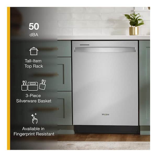 Whirlpool Dishwasher (WDT740SALZ) - Stainless Steel Whirlpool Dishwasher (WDT740SALZ) - Stainless Steel