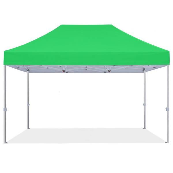 Terracemaster Commercial 10 ft. x 15 ft. Kelly Green Pop Up Canopy Tent with Roller Bag