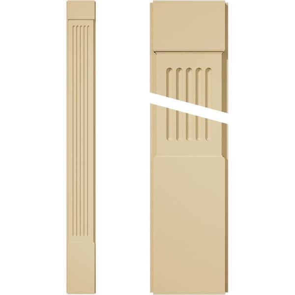 Ekena Millwork 2 in. D x 9 in. W x 90 in. L Primed Polyurethane Pilaster 1-Pack