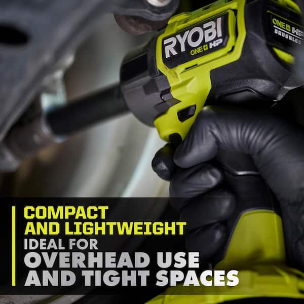 RYOBI ONE+ HP 18V Brushless Cordless Compact 3/8 in. Impact Wrench