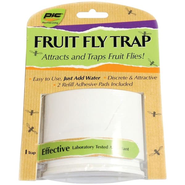 PIC White Fruit Fly Trap (2-Pack)