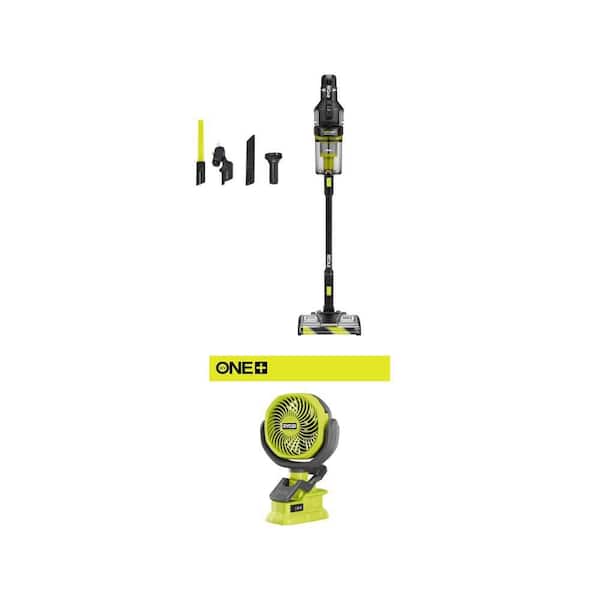 18V ONE+ HP Advanced WHISPER Series Stick Vacuum and 18V 4 in. Clamp Fan Combo (Tool Only)
