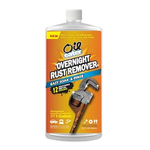 32 oz. Overnight Rust Remover Soak Metal Polish Cleaner - Concentrate Makes 1 Gal.