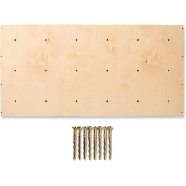 Unbranded Textured DIY Climbing Wall Panel (4 ft. x 2 ft.) with 3/8-16 T-nuts Installed