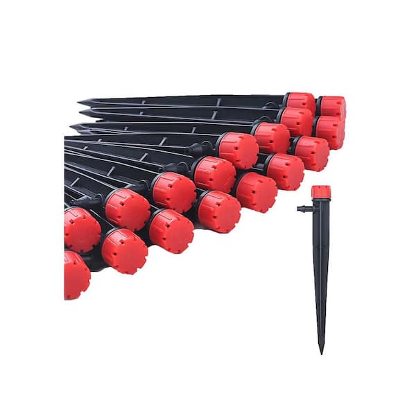 20 Gal. Tree Watering Bag Adjustable Drip Emitters for 1/4 in. Tubing Garden Irrigation 360 Degree Arrow Stake