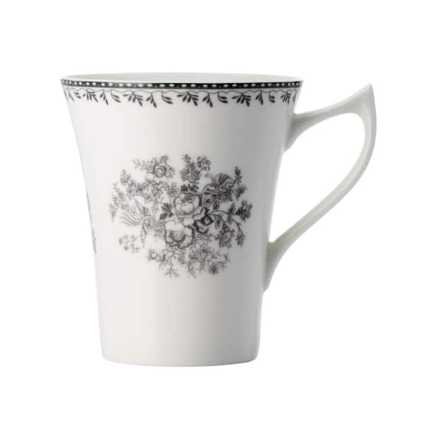 Oneida Grey 13 oz. Porcelain Grey Mugs (Set of 36)
