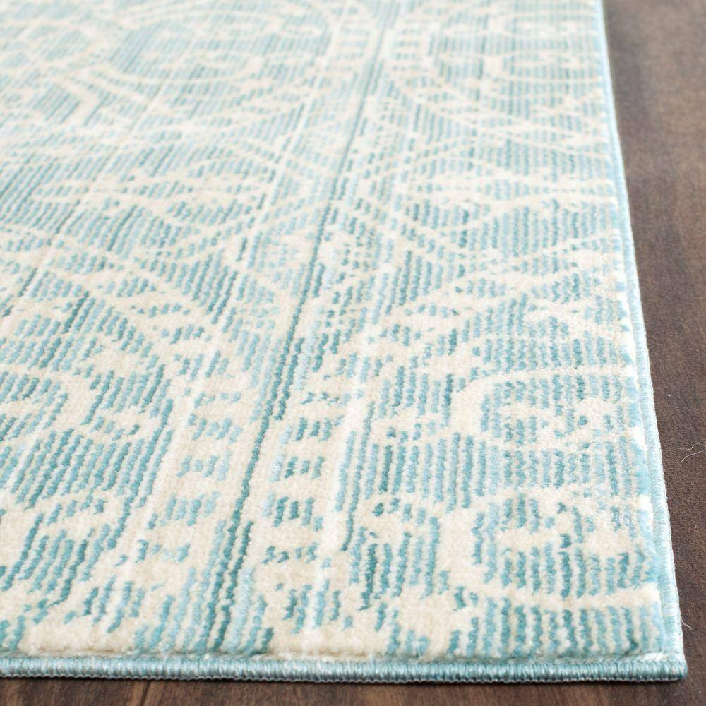 Alpine Cream Reversible Synthetic 4' x 6' Easy Care Rug
