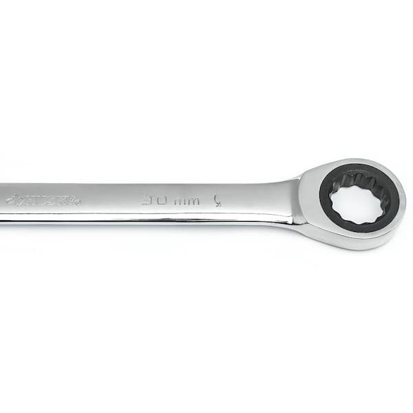 PFW301 30mm Ratchet Combination Spanner Metric 72 Teeth 12 Point Ring 425mm Long 