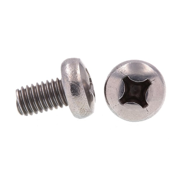 10-SS M6-1.0 X 50MM PPH PHILLIPS PAN HEAD MACHINE SCREWS STAINLESS STEEL A2 6MM 