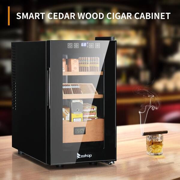 400 Cigar Cooler and Humidor with Spanish Cedar Shelves and