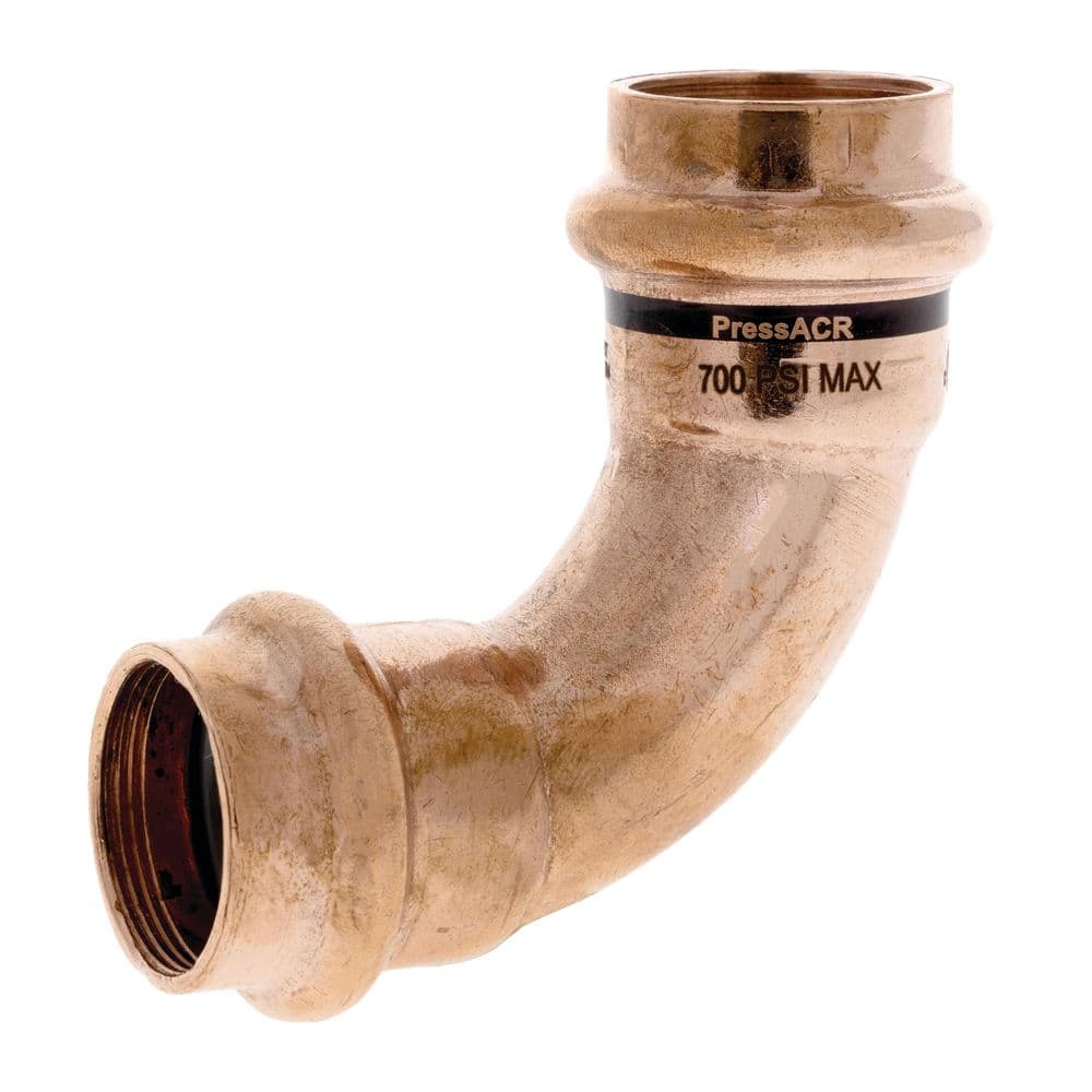 3/4 in. O.D. x 3/4 in. O.D. PressACR Copper Press x Press 90-Degree Elbow Fitting price history on PriceWatchPro