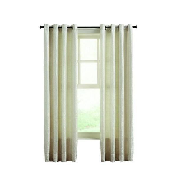 Home Decorators Collection Beige Montclair Curtain - 50 in. W x 108 in. L
