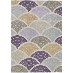 Washable Abstract Shape Rug Addison Rugs Chantille Machine Washable Indoor/Outdoor Abstract ACN3095 ...