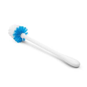 Good Grips Compact Plastic Toilet Brush and Holder in White