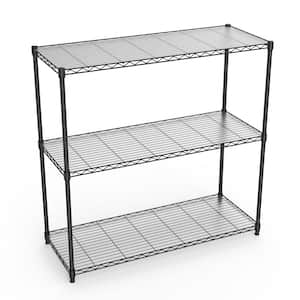 S AFSTAR 4 Tier Plastic Storage Shelf Rack Set of 2, 39-Inch Tall Floor  Storage Shelving with Drainage Holes, Plastic Narrow Shelves for Small  Space