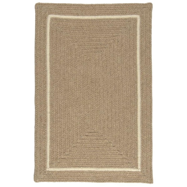 Home Decorators Collection Natural Beige 2 ft. x 3 ft. Braided Area Rug