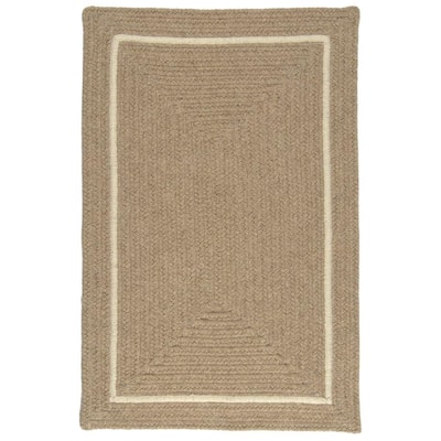 Natural Beige 12 ft. x 15 ft. Rectangle Braided Area Rug
