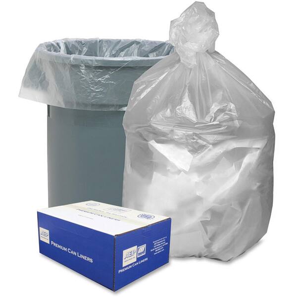 Genuine Joe 60-Gallons Gray Outdoor Polypropylene Can Trash Bag in the Trash  Bags department at