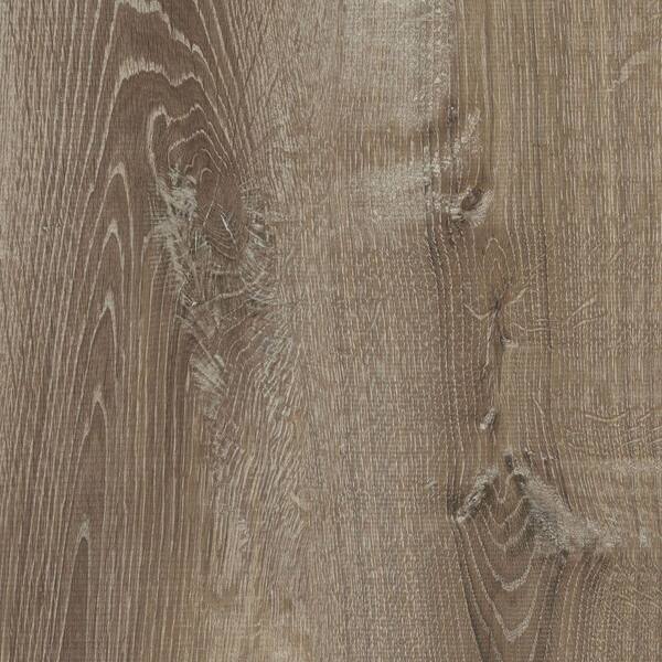Allure ISOCORE Take Home Sample - Smoked Oak Almond Resilient Vinyl Plank Flooring - 4 in. x 4 in.