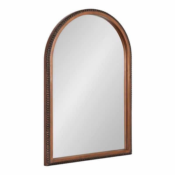 Chaston Bronze 20 in. W x 30 in. H Arch MDF Wall Mirror