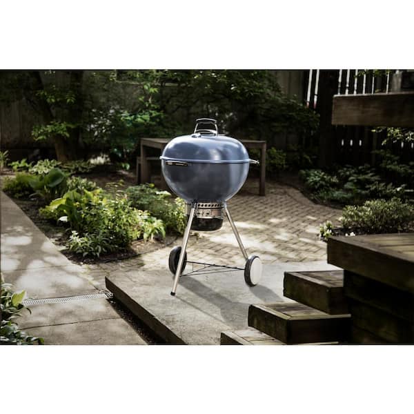 Weber 22 in. Master-Touch Charcoal Grill in Ivory 14505601 - The Home Depot