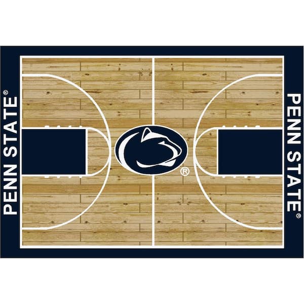 IMPERIAL Penn State 4 ft. by 6 ft. Courtside Area Rug