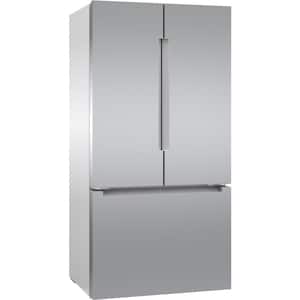 800 Series 20.8 cu ft Smart Counter Depth French Door Refrigerator w/ Internal Water Dispenser & Ice in Stainless Steel