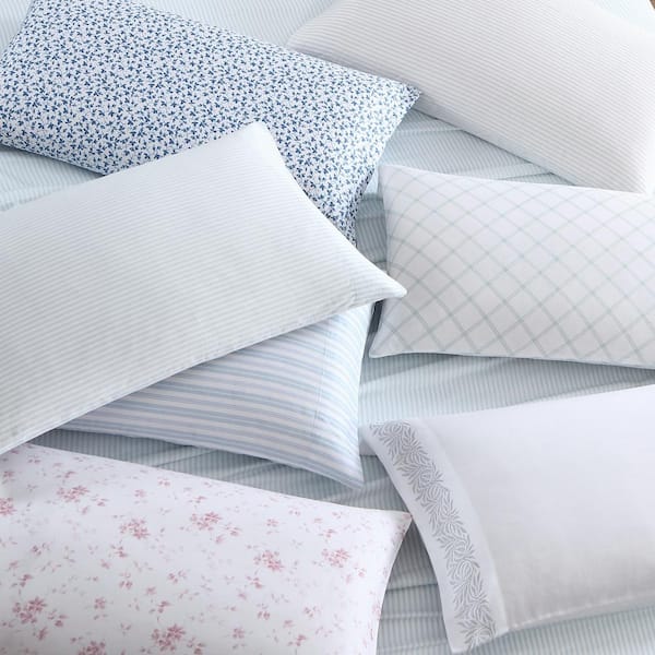  Laura Ashley Home King Sheet Set, Soft Sateen Cotton Bedding  Set - Sleek, Smooth, & Breathable, Bramble Vine Green : Home & Kitchen