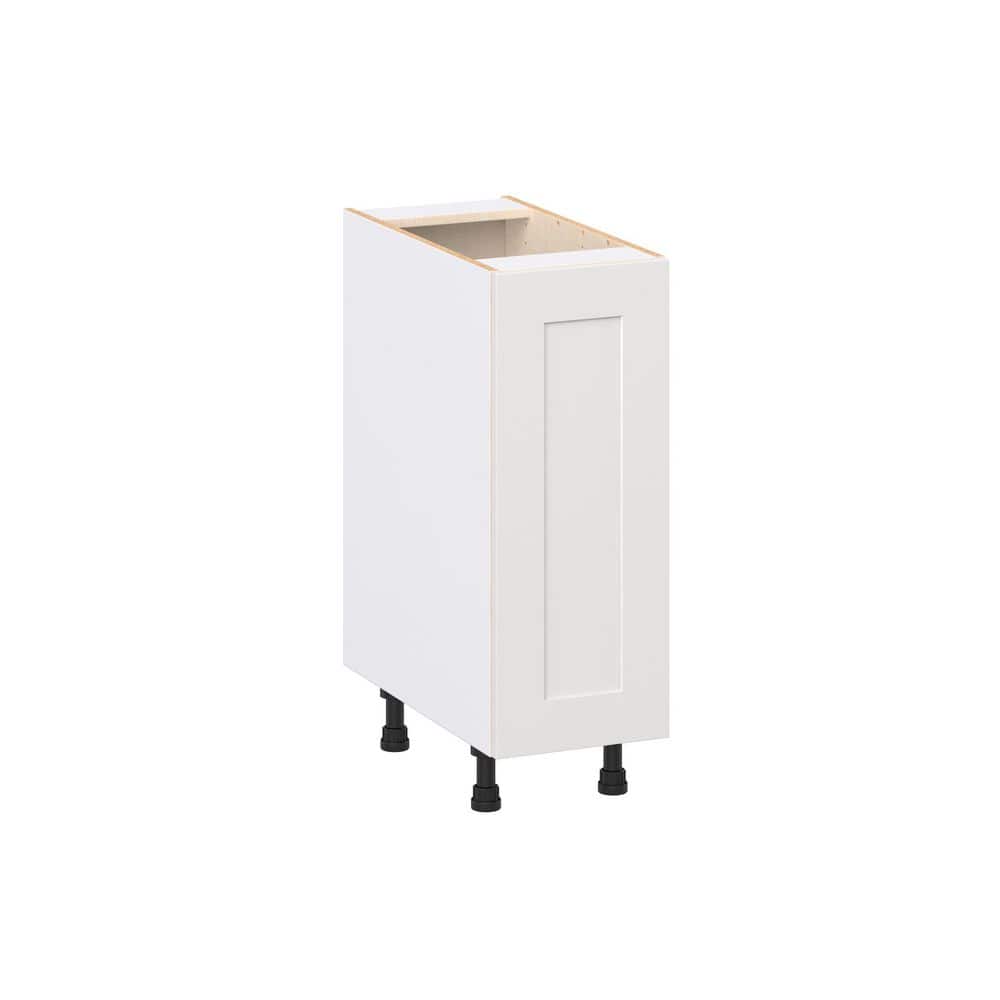 Roseland 12 in. W x 24 in. D x 34.5 in. H Assembled Shaker Right Pullout Spice Rack Base Kitchen Cabinet in Warm White price history on PriceWatchPro
