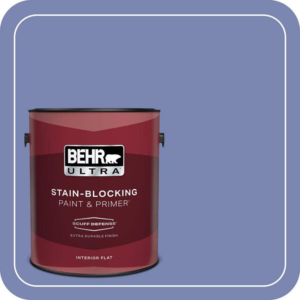 1 gal. #610B-5 Corsican Purple Extra Durable Flat Interior Paint & Primer product image for price tracking