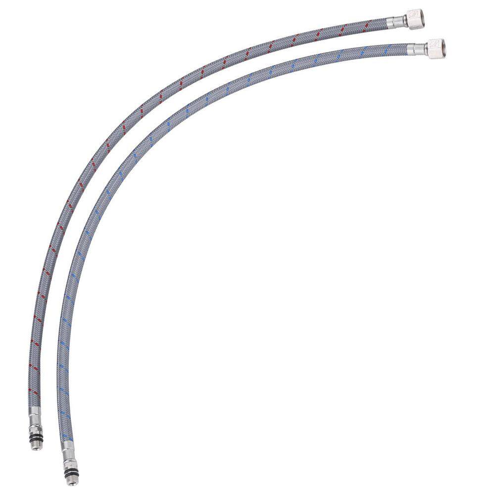 （2 Pack）24 in. 3/8 in. Female Compression x M10 Male Connector Braided Nylon Faucet Supply Line price history on PriceWatchPro