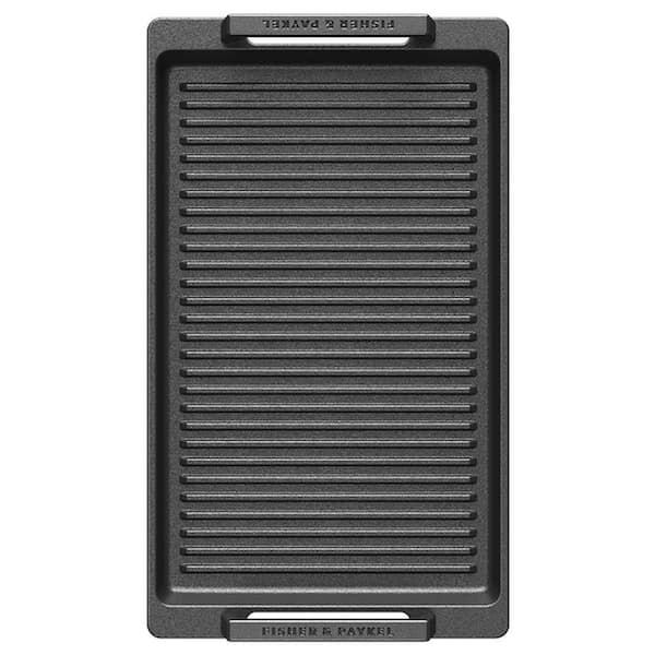 Fisher & Paykel 16 in. Black Professional Aluminum Griddle for Gas or Induction Cooktop Griddle/Skillet with Nonstick