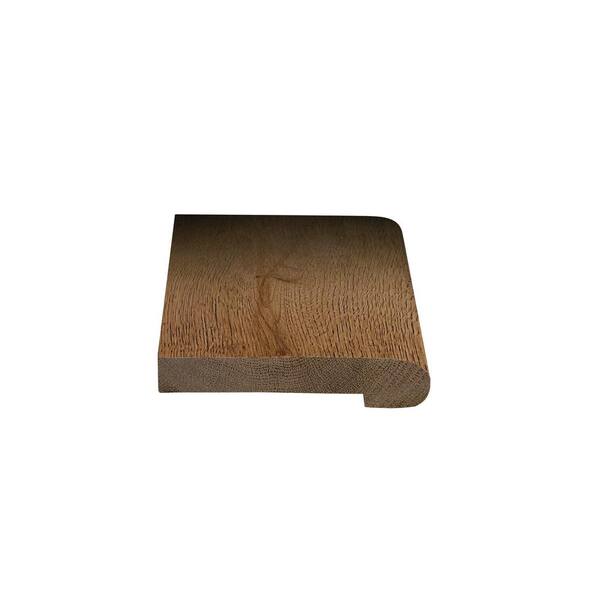 ASPEN FLOORING Stardust 5/8in. Thick x 3 in. Width x 78 in. Length Flush Stair Nosing European White Oak Hardwood Trim