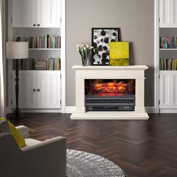 Winado 23 in. Electric Fireplace Logs with Remote Control