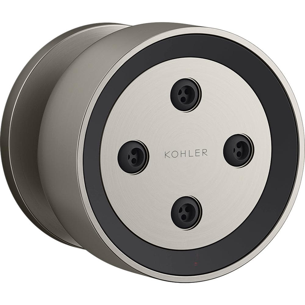 KOHLER Statement 2.75 in. 4-Sprayer Body Jet in Vibrant Brushed Nickel ...