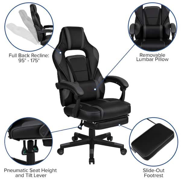 Full leather gaming discount chair