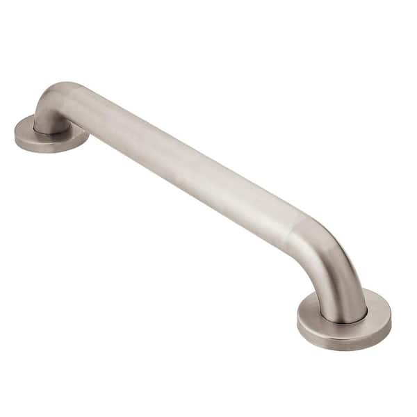 Adrinfly 18 in. Concealed Screw Slip-Resistant Bathroom Safety Grab Bar for Elderly in Peened Stainless Steel