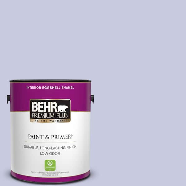 BEHR PREMIUM PLUS 1 gal. #630C-3 Timeless Lilac Eggshell Enamel Low Odor Interior Paint & Primer