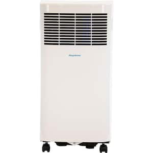 5,000 BTU Portable Air Conditioner Cools 200 Sq. Ft. with Remote, LED Display, Timer and Wheels in White
