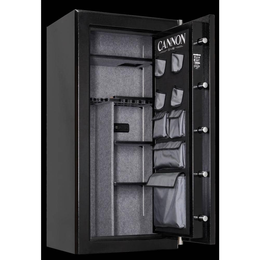 Fortified Black Steel 34 Gun Fireproof Digital Safe