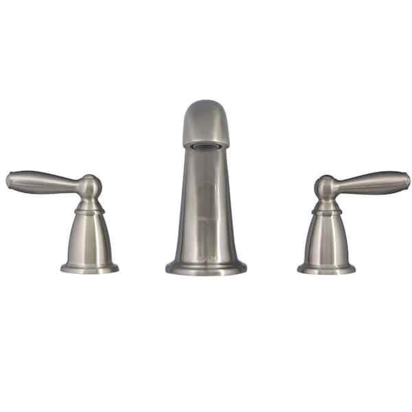 Brantford 2-Handle Deck-Mount Roman Tub Faucet Trim Kit in Brushed Nickel (Valve Not Included)