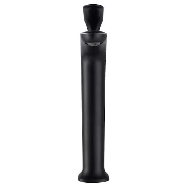 Brianna 11 in. Single-Handle Single-Hole Vessel Bathroom Faucet in Matte Black