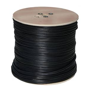 1000 ft. RG59 Closed Circuit TV Coaxial Cable with 18/2 Power and 24/2 Data - Black