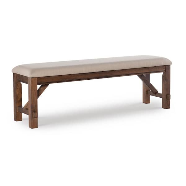 Powell Company Powell Krause Rustic Umber Dining Bench
