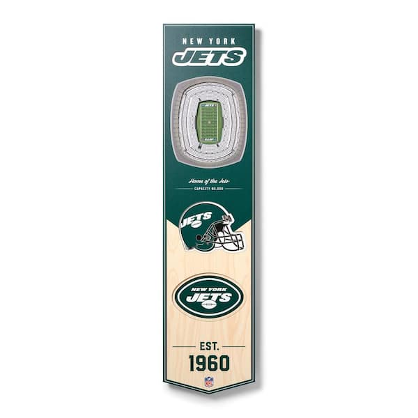 New York Jets Metlife Stadium 3D Wood Stadium Replica — 3D WOOD